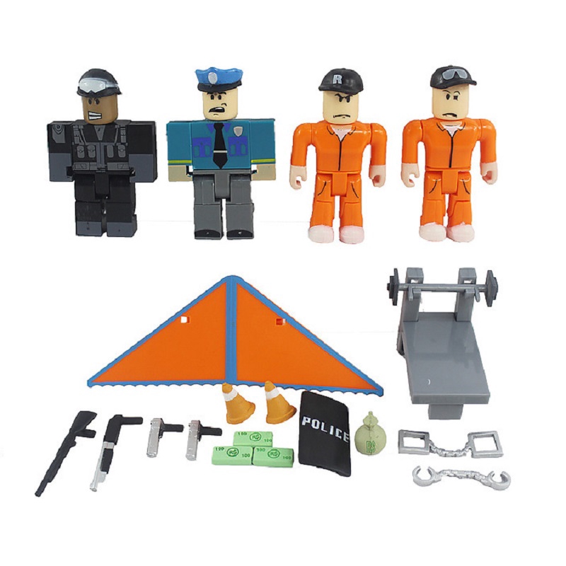 4 Figura Roblox Jailbreak Grande Conjunto De Fuga 7 Cm Modelo Bonecas Brinquedos Gugetes Figurinhas Colecao Figuras Figu Shopee Brasil - boneco do roblox prison anime bonecos figuras acao