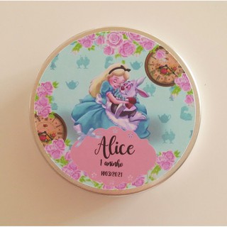 Latinhas Personalizadas Alice