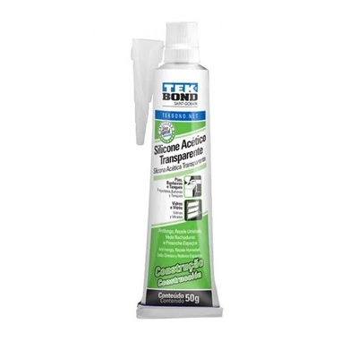 Silicone Selante Incolor tekbond para Uso Geral 50g