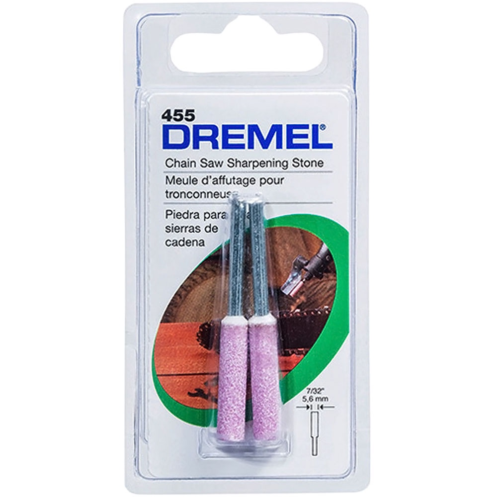 Pedra de Afiar Serras de Corrente 5,6mm Dremel 455 com 2 Peças em Oferta na Shopee
