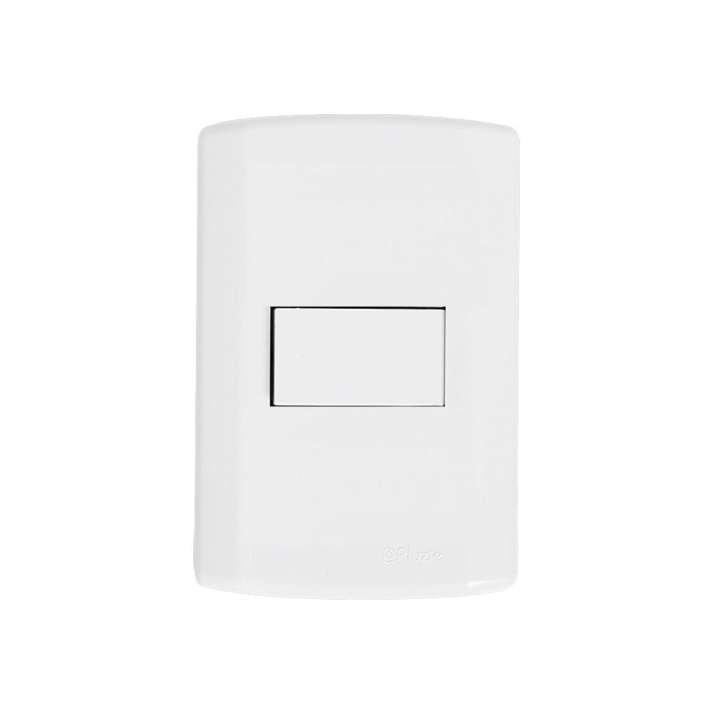 Interruptor 1 Tecla Simples 4x2 Pluzie Pluzi Modular