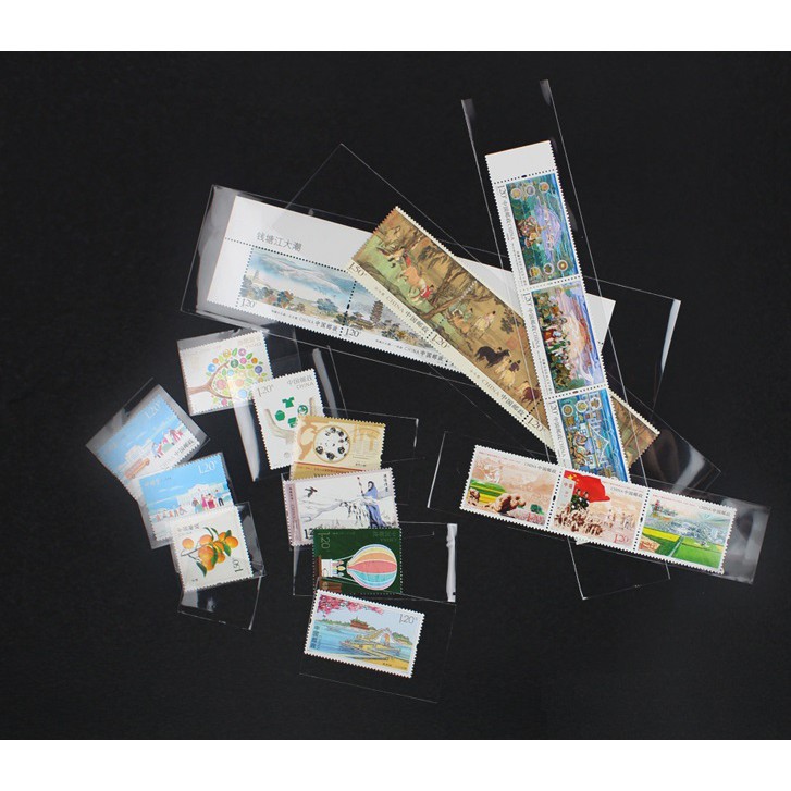 Envelope Plástico Protetor Para Selos - 300 Plásticos