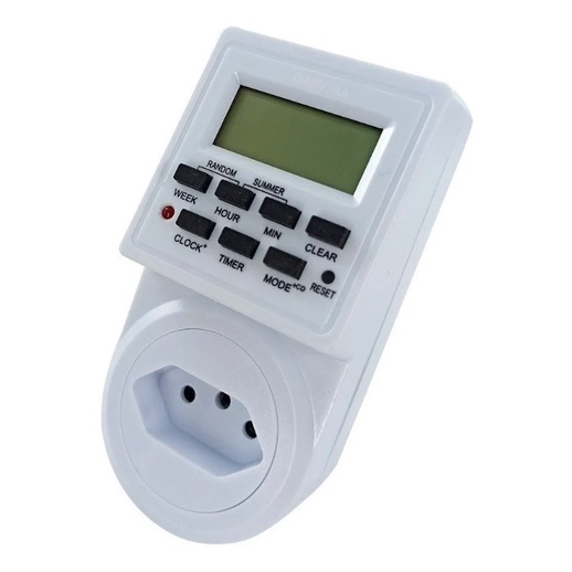 TIMER DIGITAL RELOGIO TOMADA LIGA E DESLIGA AUTOMATICO TEMPORIZADOR ...