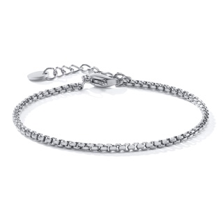 Vnox 2mm Pulseira Redonda Em Aço Inoxidável 316l Corrente Anti Ferrugem em Oferta na Shopee