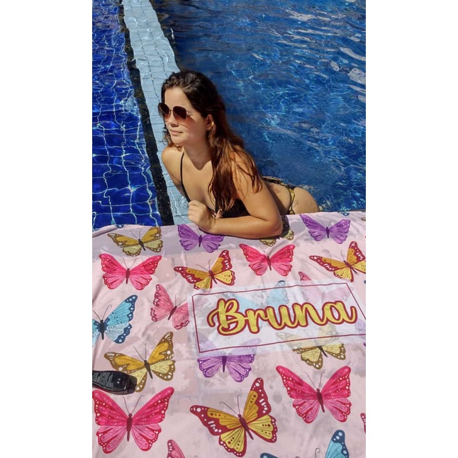Canga de praia personalizada Saida de praia, Pareô Plus Size