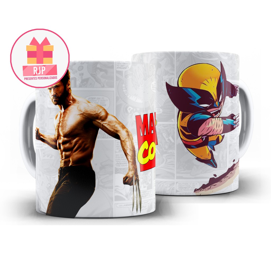 Caneca personalizada Marvel - Wolverine
