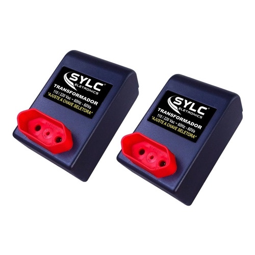 2x Auto Transformador Conversor 110/220 Chave Seletora 60va