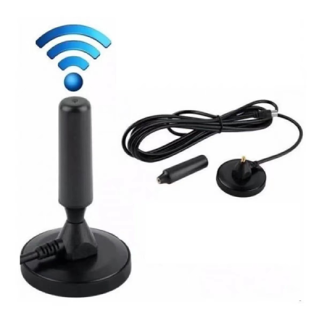 Antena Hd De Tv Digital Rt-3003 Interno Externo Cabo 5M em Oferta na Shopee