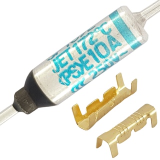 Fusível Térmico 172 Graus 10A 250V 172C 3pç + 6 Terminal Luva