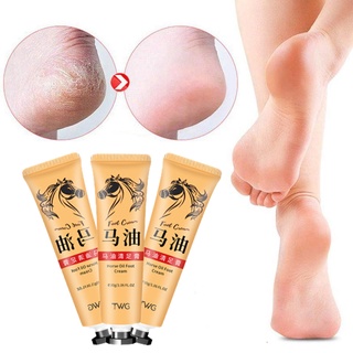 30g Creme Hidratante Para Os Pés De Cavalo Óleo Anti-Fissuras Secas Reparo De Rachaduras No Calcanhar Esfoliante De Pele Morta O Cuidado Dos