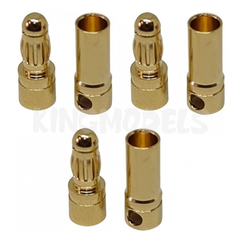 Conector Bullet 3.5mm - 3 Pares + Termo-retrátil Grátis!!!!