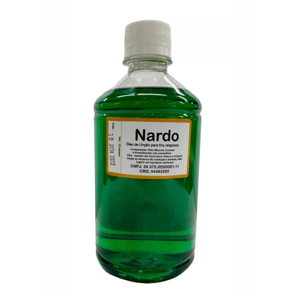 Óleo de Unção - Nardo 500 ml (de uso religioso)