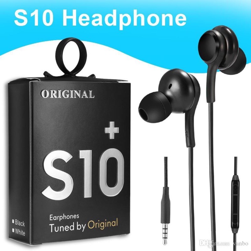 Fone com Microfone Samsung S10 S9 Intra Auricular Earphones alta