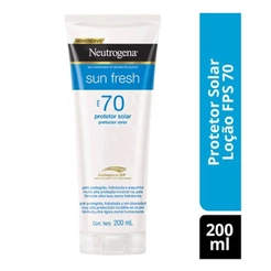 Protetor Solar Neutrogena Sun Fresh FPS 70 200ml