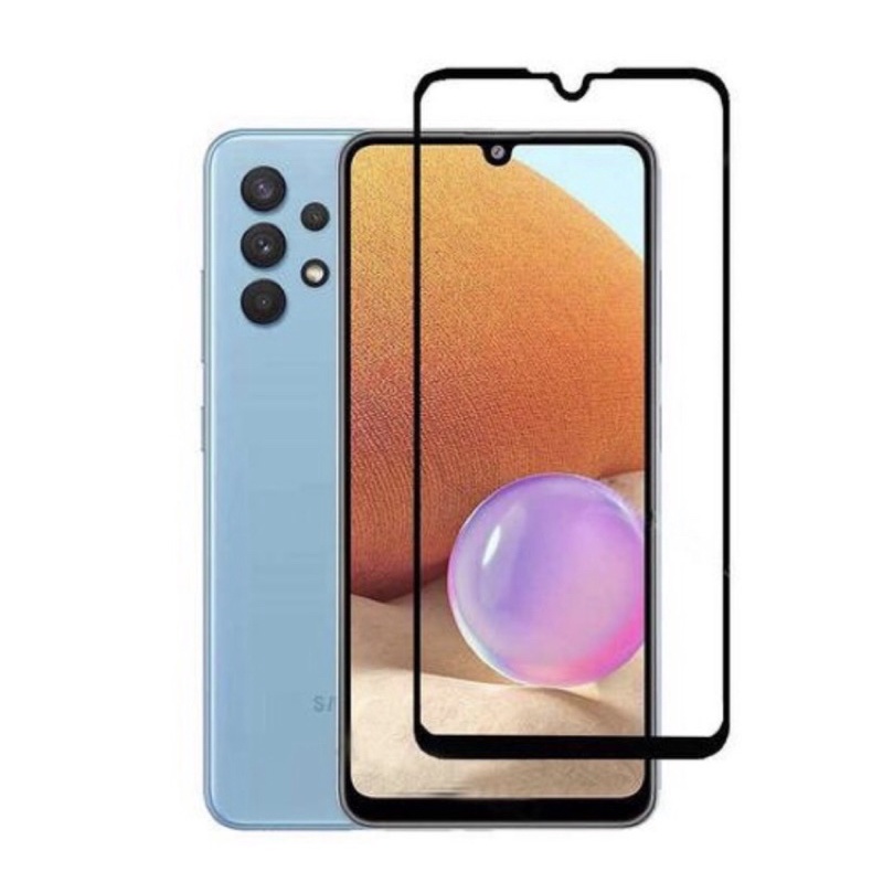 Película de Vidro 3D Grosso Samsung Galaxy A02/A02s/A12/ A22 (4G)/A22 (5G)/A32 (4G)/A32 (5G)/A52/A72 Borda Curva Full