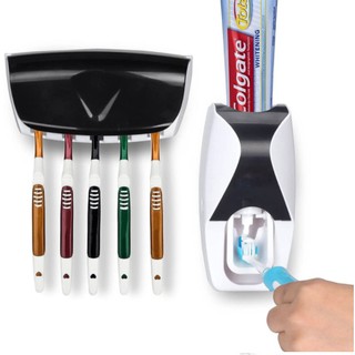 Aplicador de Pasta de Dente com suporte para escova