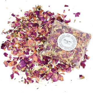 1 Pacote Pétalas De Flores Secas Naturais Rosas Casamento Confete Decoração Festa De Aniversário DIY Biodegradável Acessório Artesanal