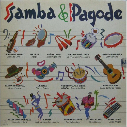 Lp Samba & Pagode, Disco Vinil, Ano 1992 - Som Livre