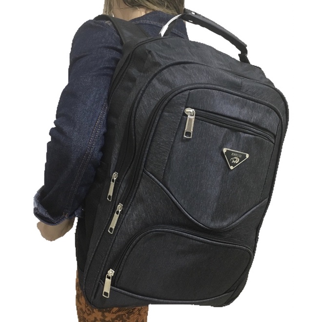 Mochila Feminina Masculina Barata Grande de Costas Escolar Reforçada Resistente Viagem Trabalho Faculdade/Universitária