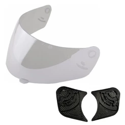 Viseira Cristal + Kit Reparo Capacete Ebf E0x / Spark / Ez1 Original