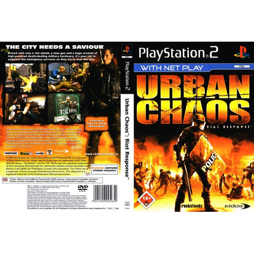 Jogo Urban Chaos Riot Response Playstation 2 Shopee Brasil