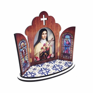 Capela Capelinha Portuguesa Em Mdf Santa Terezinha em Oferta na Shopee