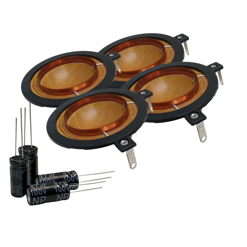 Kit 4 Reparos Driver HINOR HDI320 Completo com 4 Capacitores