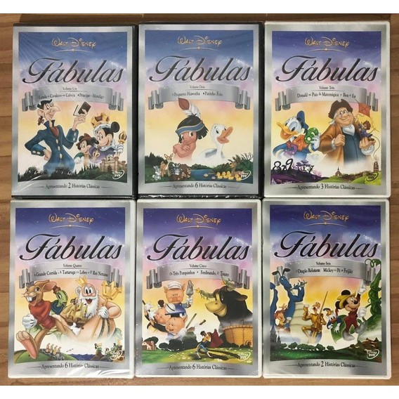 Fábulas Disney - Vol. 1 ao 6