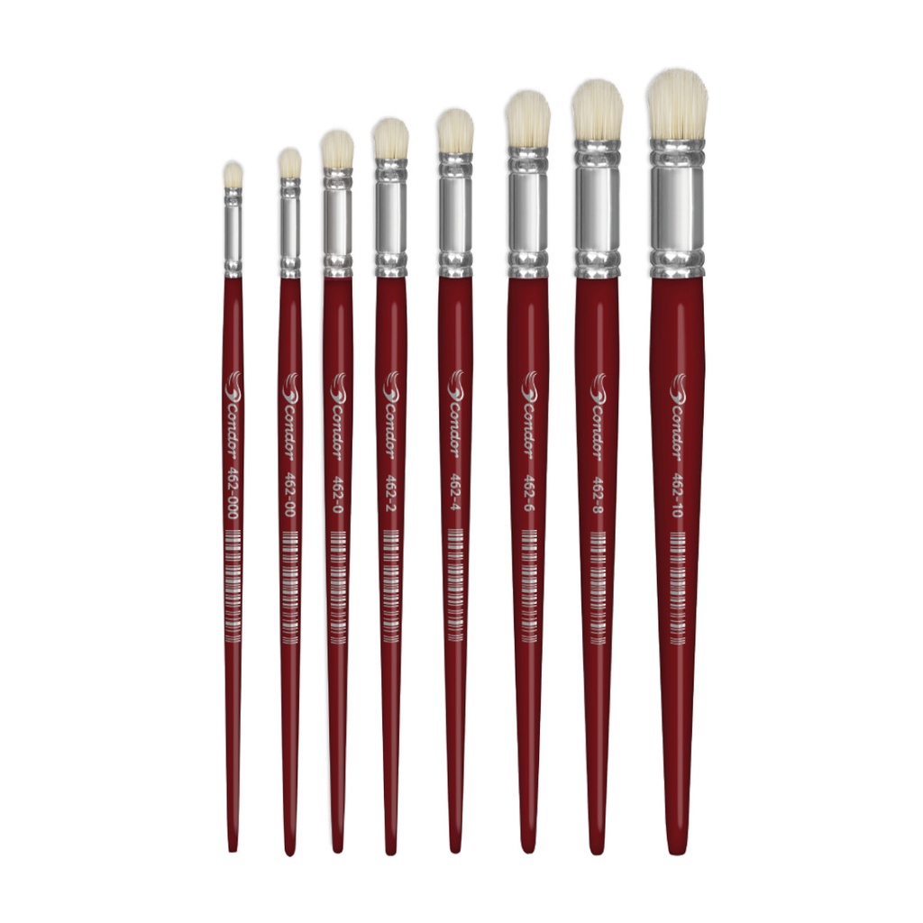 Kit 8 Pincel Condor 462 Pituá Para Stencil Ref.000,00,0,2,4,6,8 e 10 em Oferta na Shopee