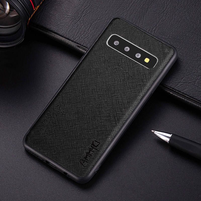 2022 Capa De Silicone TPU Flexível Bumper Samsung Galaxy S10 S10E 5G Plus Couro Para