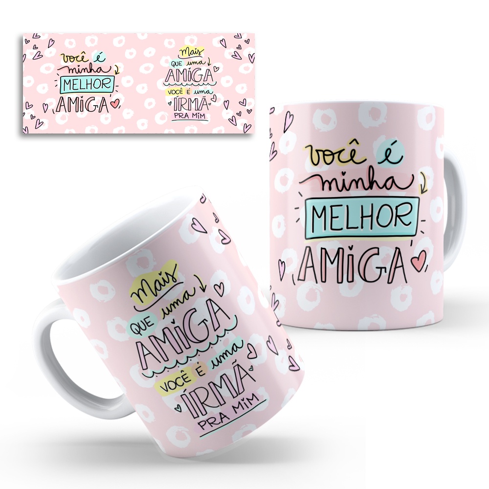 Caneca Personalizada Para Amigas - Amizade Verdadeira