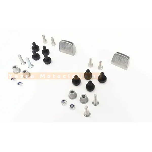 Kit Trava Borrachas Para Suporte Bau Lateral Monokey Scam