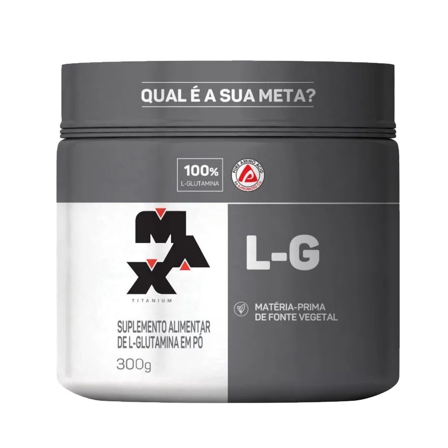 Glutamina L-G 300g - Max Titanium