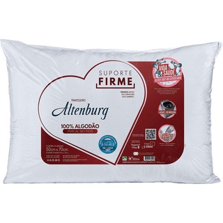 Travesseiro 50x70cm 180 Fios Suporte Firme Altenburg
