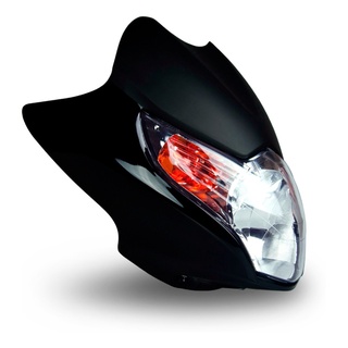 Kit Carenagem Farol Completa Frente Moto Titan 150 2009 2010 Preta