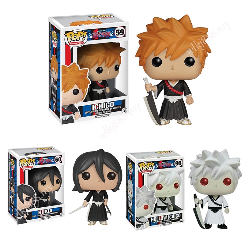 FUNKO POP Bleach 59 Ichigo 60 Rukia 96 Oco Anime Action Figure
