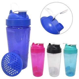 Coqueteleira Academia Garrafa 820ML com Peneira Livre de BPA