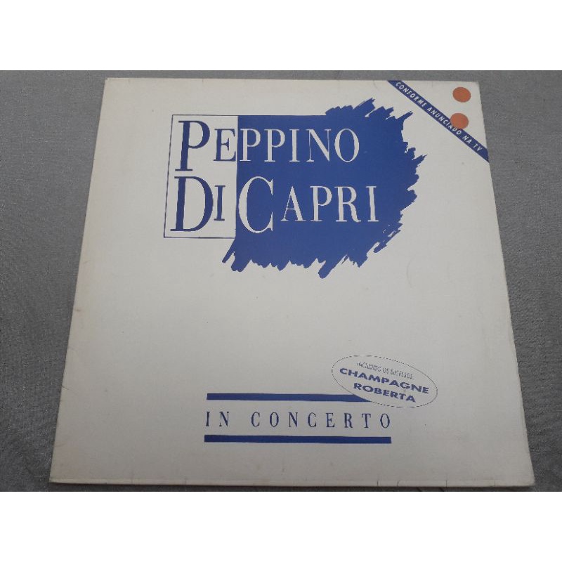 Lp Disco Vinil Peppino Di Capri - In Concerto