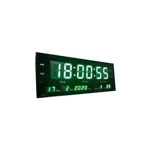 Relógio digital de parede para academia 36cm