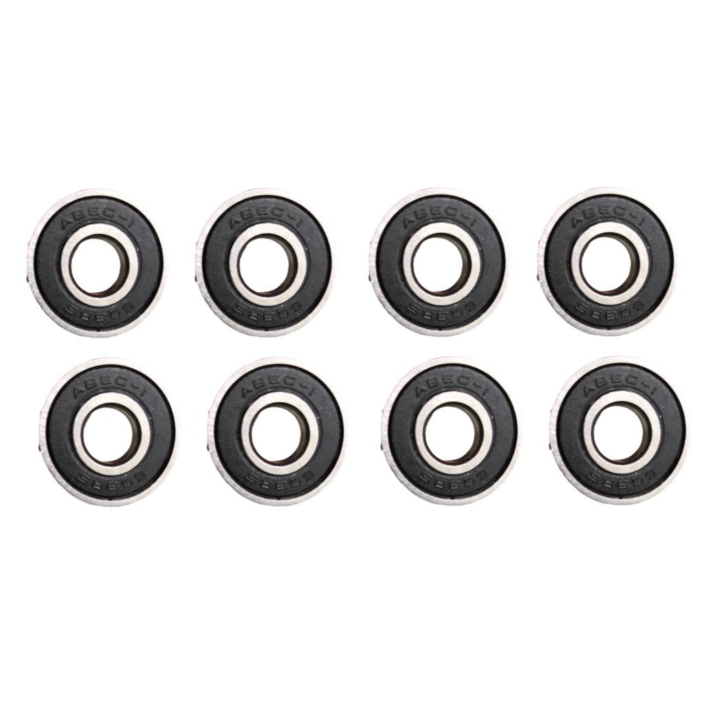 8 Rolamentos Abec-1 608RS Capa Removivel 8x22x7 Abec1 Abec 1 Skate Patins Roller Spinner Skateboard Longboard Rolamento Bearing Melhor preço com Nota Fiscal