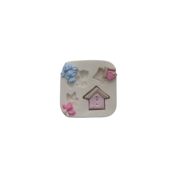 Molde De Silicone Kit Jardim Cute Molde Para Confeitaria Molde Para Biscuit 942