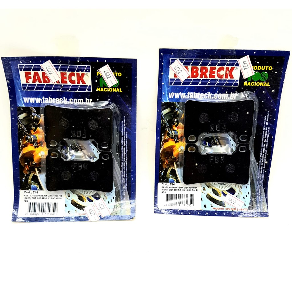 Pastilha De Freio Dianteira Cbr 1000Rr 2004/2010