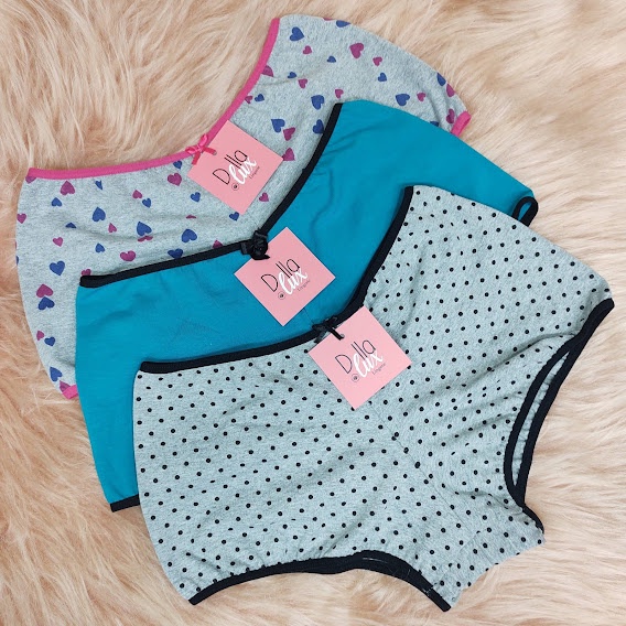 Calcinha de Algodão Modelo Calcinha Box de Cotton Shortinho de Dormir em Oferta na Shopee