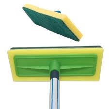 Limpa Piso e Azulejo Rodo Esponja Verde Amarelo