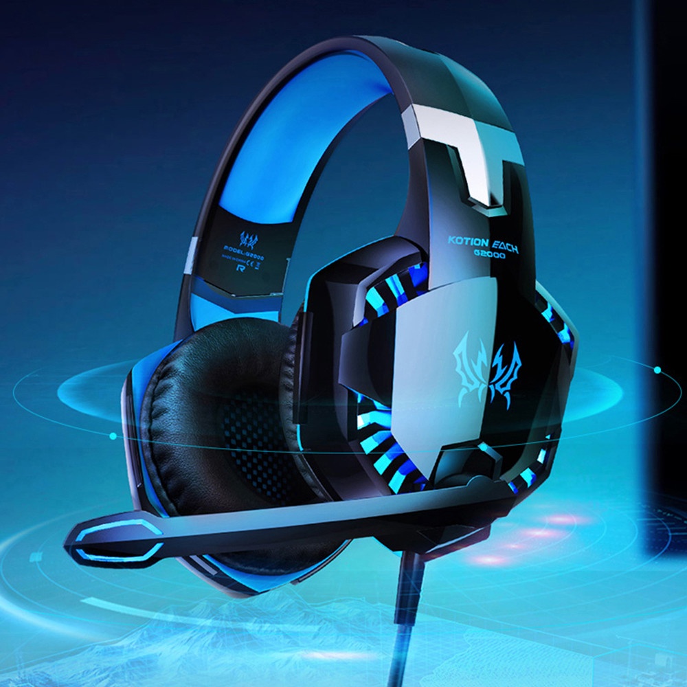 Headset Gamer G2000 Fone De Ouvido Kotion Each PC PS4 XBox