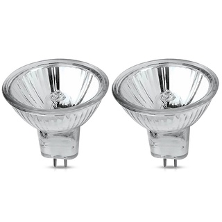 Kit 2 Lampadas Halogena Dicroica Mini Mr11 35W 12V Gu4 2800K