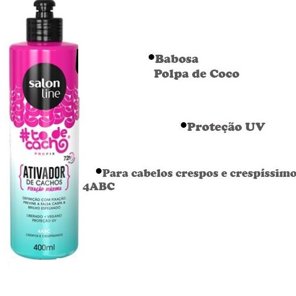 Todecachos Salon Line Ativador Creme De Pentear Profix Cacheados Shopee Brasil