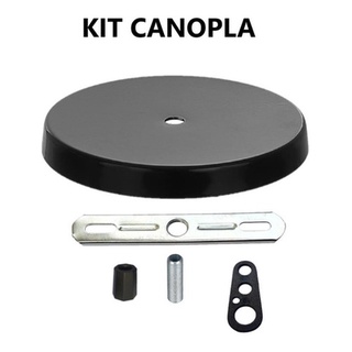 Kit Canopla Para 1 Pendente Luminária Lustre Decoração Teto