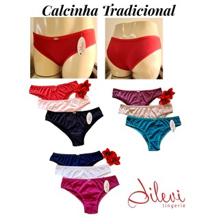 Calcinha Tanga Microfibra Kit 12 Peças
