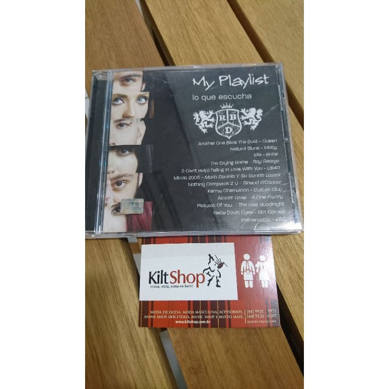 Cd Rbd Rebelde My Playlist Importado Mexico Coletanea Colecionadores | Shopee Brasil